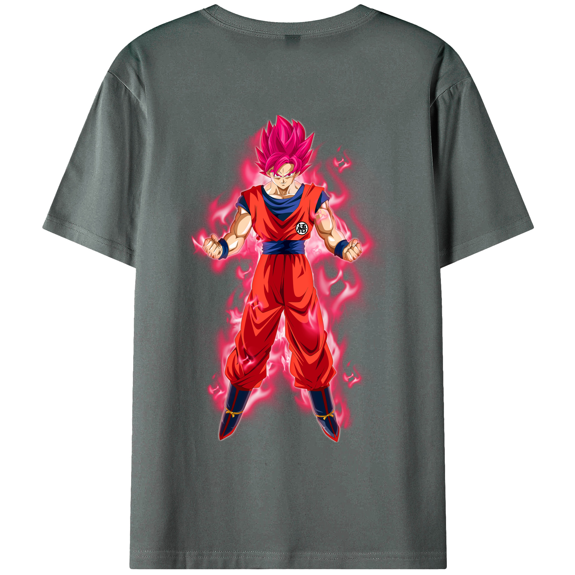 （画像用） ドラゴンボール 孫 悟飯（そんごはん）DRAGON BALL Son Gohan 綿100％ メンズ半袖Tシャツ（バックプリント） 通気性